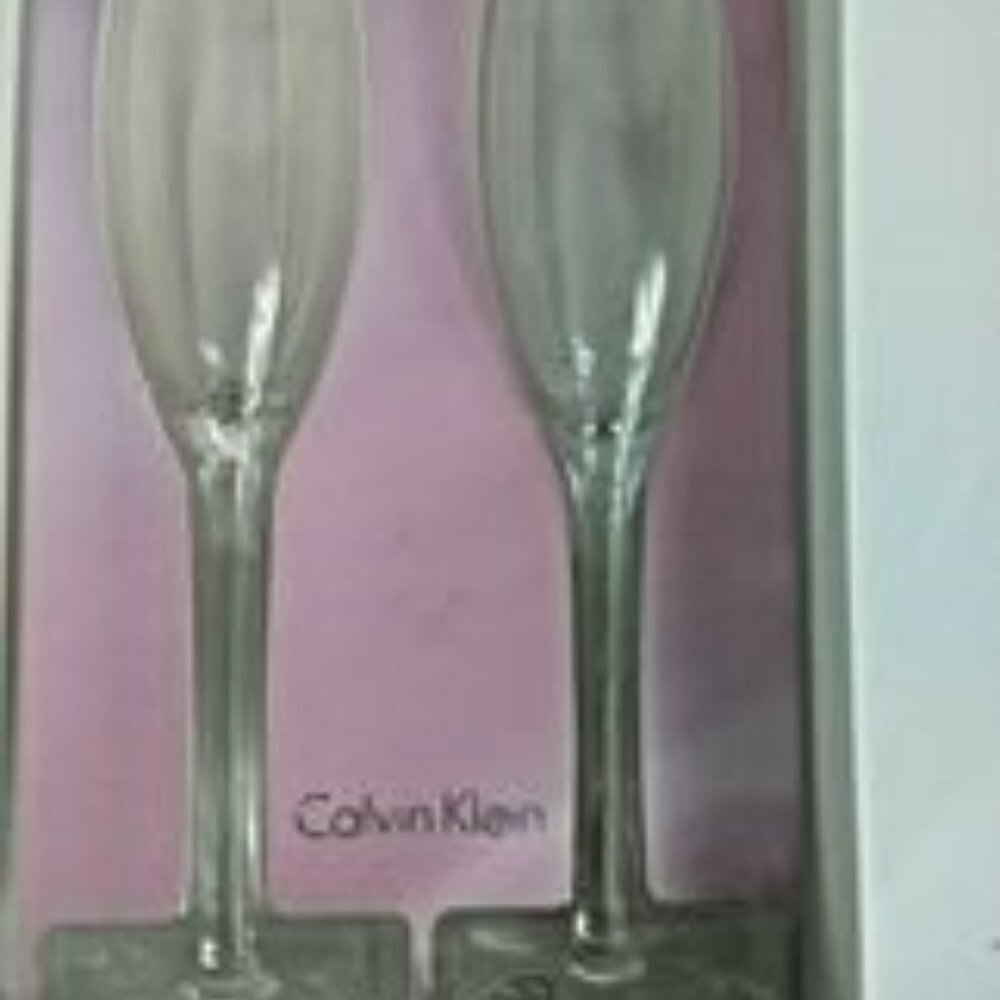 Calvin Klein 2 Piece Champagine Flute Gift Set
